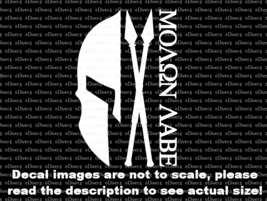 Molon Labe Spartan Half Helmet With Crossed Spears Van Decal US Made US Seller - £5.19 GBP+