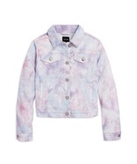 Joe&#39;s Jeans Big Kid Girls Tie-Dyed Denim Jacket,Pastel Lilac,Large - £60.55 GBP