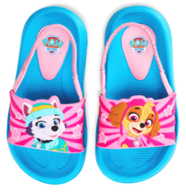 PAW PATROL SKYE &amp; EVEREST Beach Sandals Toddler Size 5-6 7-8 9-10 or Gir... - £12.17 GBP