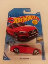 Hot Wheels 2019 #225 Red Audi RS 5 Coupe Y5 Wheels Factory Fresh Series 3/10 MOC - £8.01 GBP