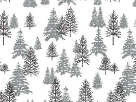 Snowy Forest Christmas Tissue Paper 20x30&quot; Set of 12 - $7.43