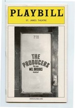 Mel Brooks The Producers Playbill St James Theatre 2002 Brad Oscar Steve... - £9.34 GBP