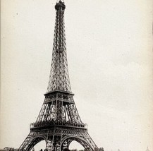 Paris France Eiffel Tower Boat On The River 1910s WW1 Era Postcard PCBG12A - £19.61 GBP
