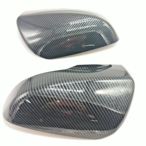 2x CYAuto Fits Forester Outback Black Carbon Fiber Side View Mirror Cove... - $38.67
