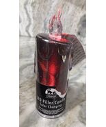 Seasonal Collection Sparkle LED Pillar Candle Color Changing 7 In Tall - $361.01 MXN