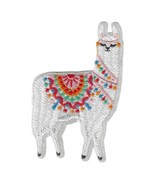 ALPACA LLAMA IRON ON PATCH 3.85&quot; Cute Peru Inca Animal Embroidered Appli... - €3,38 EUR