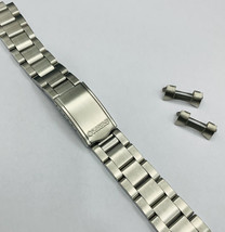 19mm Seiko curved lugs stainless steel gents watch strap,New.(MU-17) - £22.96 GBP
