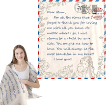 Mother&#39;s Day Gifts for Mom from Daughter Son, Blanket Gifts, All Season Flannel - £15.93 GBP
