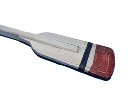 [Pack Of 2] Wooden Bristol Decorative Squared Rowing Boat Oar w/ Hooks 36&quot;&quot; - £65.78 GBP