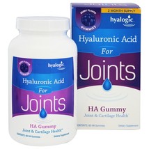 Hyalogic Hyaluronic Acid for Joints Berry Flavor, 60 Gummies - $31.96