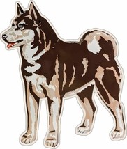 Husky Gasoline Dog Mascot Plasma Cut Metal Sign - £46.89 GBP