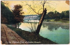 Postcard London Ontario Thames River Stedman Bros - $8.90