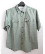 Orvis Classic Collection Men&#39;s XL Green Lightweight Button Up Short Slee... - $20.69