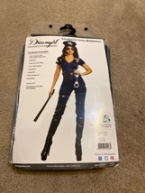 NWT Dreamgirl Lieutenant Ivana Misbehave police Costume Bodysuit Womens ... - $27.80