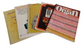 Lot of 5 Vintage Organ Music Books - Best of Organ Color-Glo Wedding Latin - £11.83 GBP