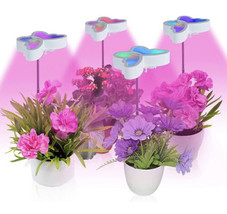 WUHNGD  LED Grow Light Full Spectrum Butterfly Design Plant - 4 Lamps growlig... - £20.90 GBP