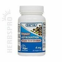 Deva Vegan Vitamins Astaxantin 4Mg Vegan 30 Sgel - £10.37 GBP