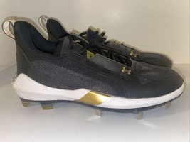 Under Armour Harper 6 Low ST Baseball Cleat Black Mens Size 7 - £38.98 GBP