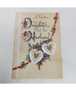 Vintage Valentine Card Daughter and her Husband - $259.89 MXN