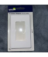 Leviton 80301-W Decora White 1-Gang Rocker Wall Plate 4-5/8 H x 2-3/4 W in. - $6.69 CAD