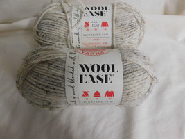 Lion Brand  Wool Ease Wheat lot of 2 Dye Lot 639865 - £7.84 GBP
