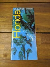 Vintage 1970s Flordia Vacation Guide Brochure Pamphlet - $12.38