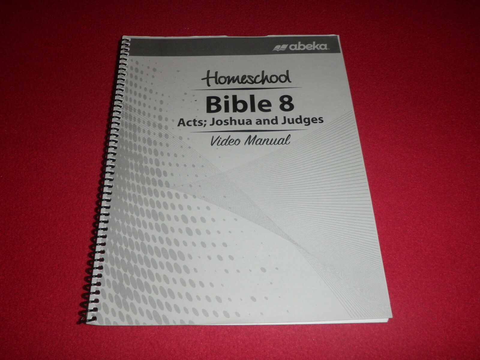 Abeka Homeschool Bible 8 Acts Joshua Judges Video Manual - $8.81