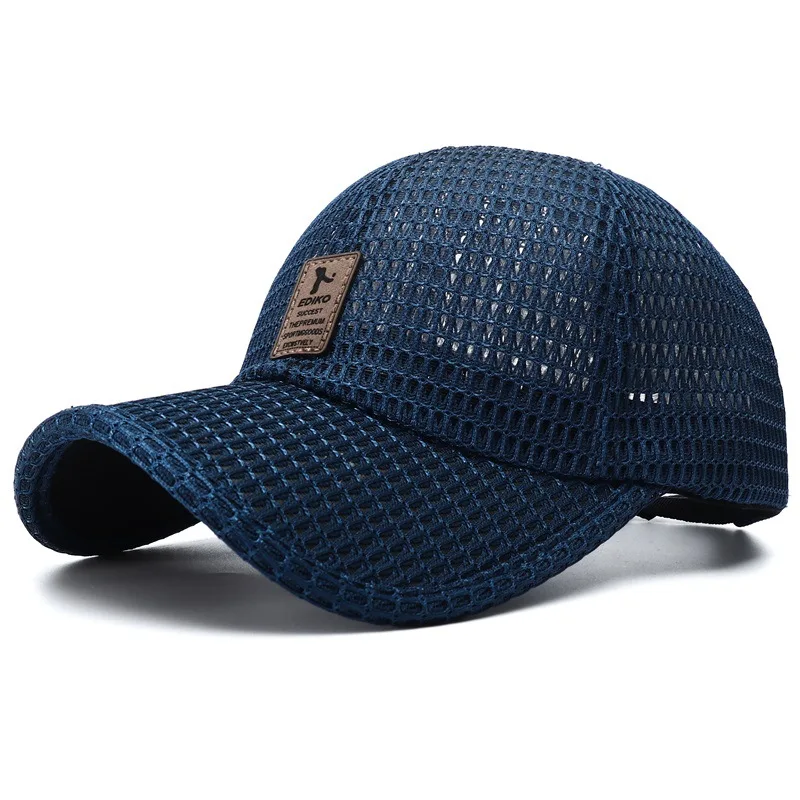 2024 New Summer Mesh Baseball Cap Breathable Polo Hat Snapback Outdoor Golf - £6.35 GBP