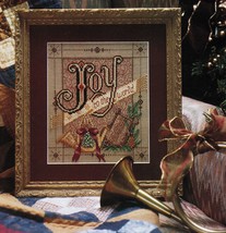 Christmas Joy To The World Frame Afghan Ornament Place Card Cross Stitch Pattern - £8.03 GBP