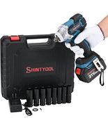 21v Cordless Impact Wrench, 4.0 Ah Battery Small Impact 300 Torque Ft-Lb... - $48.99