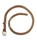 Gold Chain Belt With Mesh Edging - £19.54 GBP