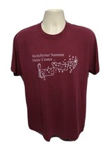 Westchester Summer Music Center Adult Large Burgundy TShirt - £15.13 GBP