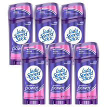 6-New Lady Speed Stick Invisible Dry Power Antiperspirant Deodorant Wild Freesia - £30.01 GBP