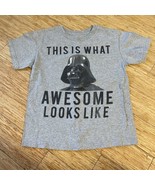 Star Wars ‘This Is What Awesome Looks Like’ T-shirt Size Small Kids - $8.16 CAD
