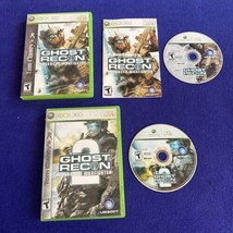 Tom Clancy&#39;s Ghost Recon: Advanced Warfighter 1 + 2 Lot (Microsoft Xbox 360) - £7.41 GBP