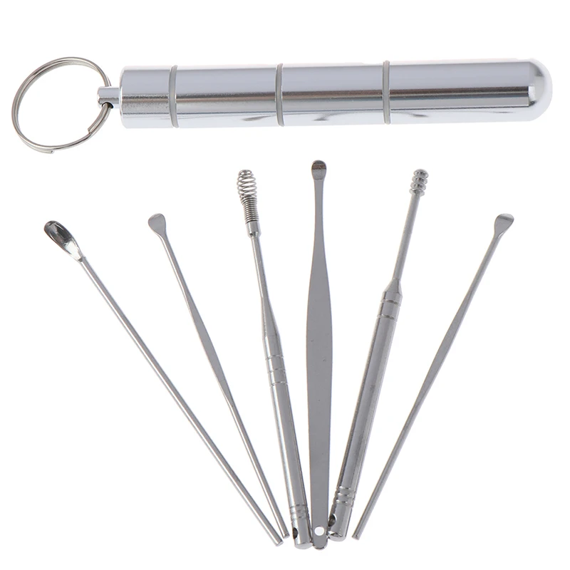 6pcs/set Ear Cleaner Kits Stainless Steel Earpick  Remover Curette Ear Pick Ear  - $48.05