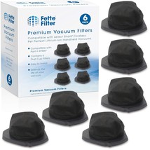 Fette Filter - Pack of 6 Dust Cup Filter Vacuum Filter Compatible with Shark Cor - £27.14 GBP