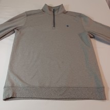 IZOD Advantage Men's Performance Stretch 1/4 Zip Pullover Gray Sweatshirt Sz LT image 8