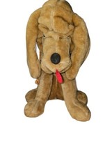 The Rushton Company Atlanta Georgia Brown Sad Hound Dog Plush Stuffed An... - £33.64 GBP