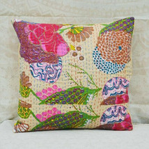 Kantha Pillow Covers, Kantha Cushion Cover, Indian Cotton Pillow Cover JP169 - £8.00 GBP+