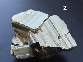 PYRITES Clusters with Wider Cuboids, Brilliant Shine and Striated Surfaces - $34.79 CAD+