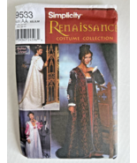 Simplicity 9533 RENAISSANCE Size XS-M Blouse Skirt Overskirt Hat UNCUT P... - $373.46 MXN
