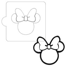 Minnie with Bow Face Stencil for Cookies or Cakes USA Made LSC530S - £3.95 GBP
