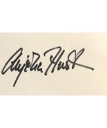 ANJELICA HUSTON AUTOGRAPHED Hand SIGNED 3x5 INDEX CARD w/COA THE ADDAMS ... - £32.16 GBP