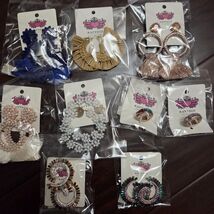 Katydid Costume Jewlery 26 Piece Rings And Earrings New With Hang Tags - $29.70