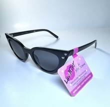 NEW BETSEY JOHNSON  Luv Betsey Cat Black Rhinestone LUV 23 234 Sunglasse... - $736.60 MXN