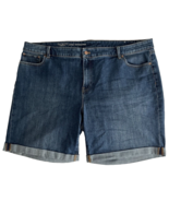 Talbots Flawless Girl Friend Denim Cuffed Shorts Size 24W - $39.45 CAD