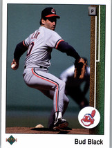 1989 Upper Deck 466 Bud Black  Cleveland Indians - $0.99