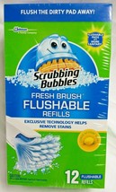 2 Scrubbing Bubbles Fresh Brush Flushable Refills Citrus 12 Count Each E5 - £23.91 GBP