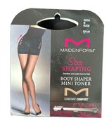 MAIDENFORM BODY SHAPER Mini Toner High Waist HOSIERY Size M NUDE - $23.06 CAD